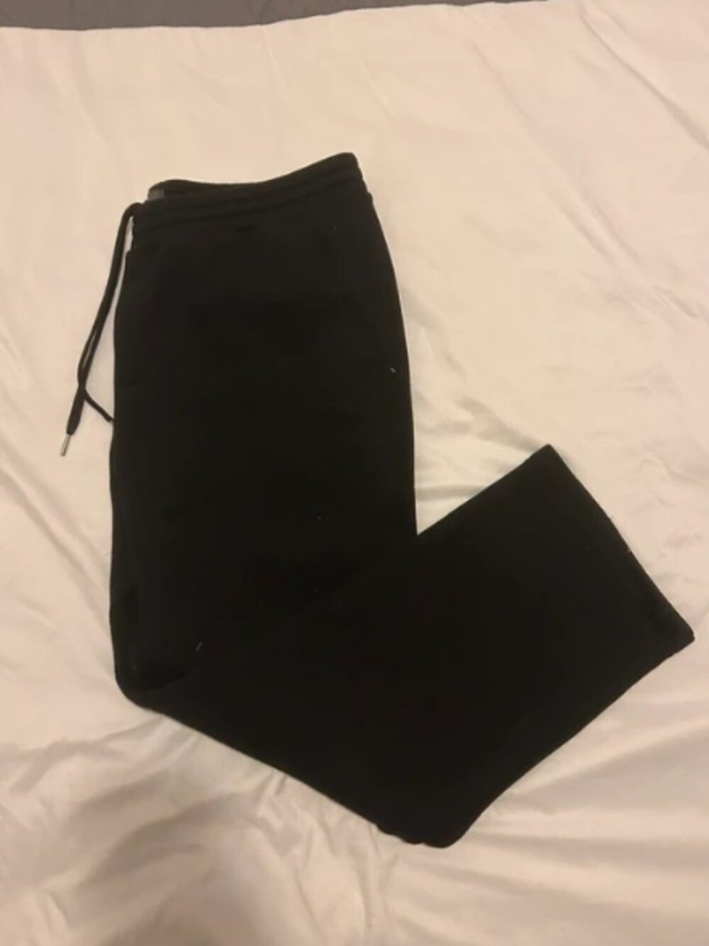 H&M Straight Leg Joggers – Black – Size M